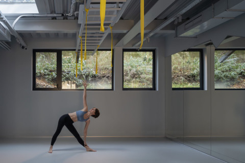 Wide gym training room at Act.now Sport Studio in Belgrade