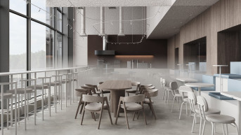 Cafe concept by Freya Architects